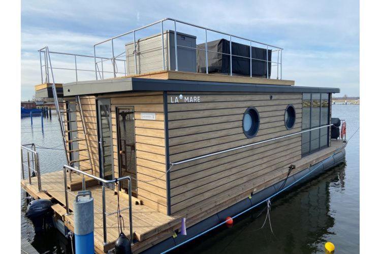 Hausboot Fjord Haven Mit Biosauna In Barth Exterior photo